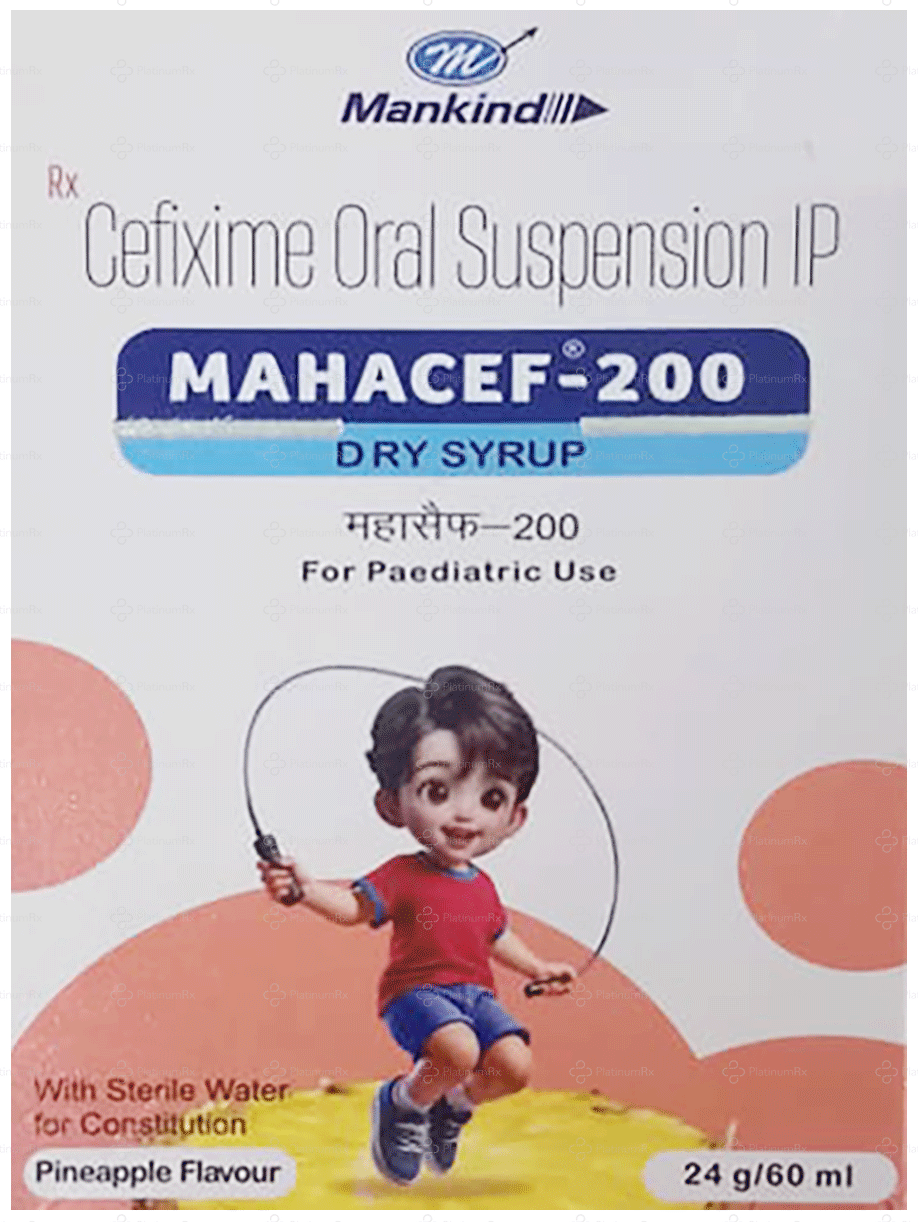 Mahacef 200mg Dry Syrup 60ml