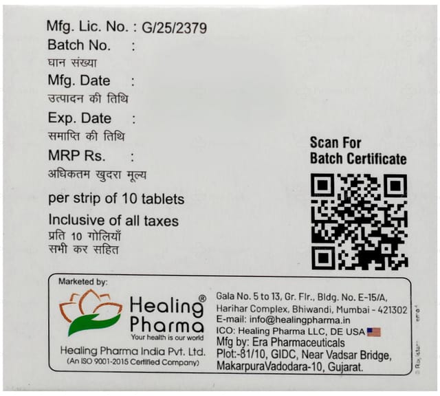 Carvismart 6.25mg Tablet 10s