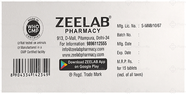 Canazee 100mg Tablet 15s