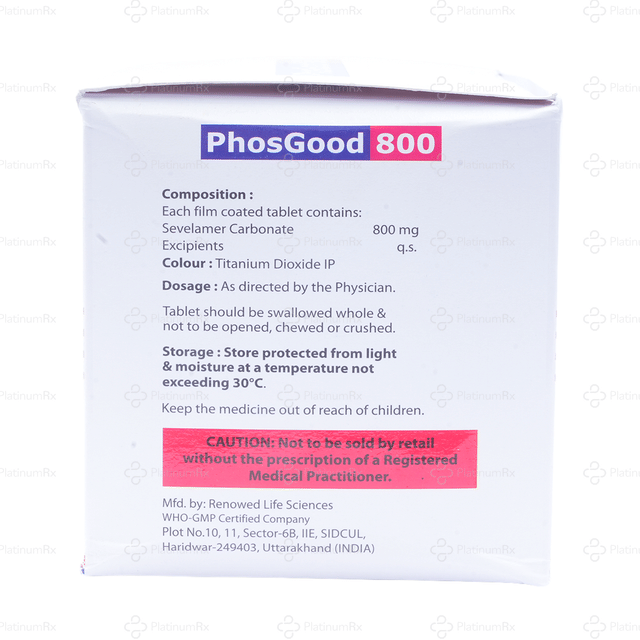 Phosgood 800mg Tablet 10s