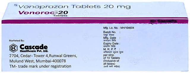 Vonoroc 20mg Tablet 10s