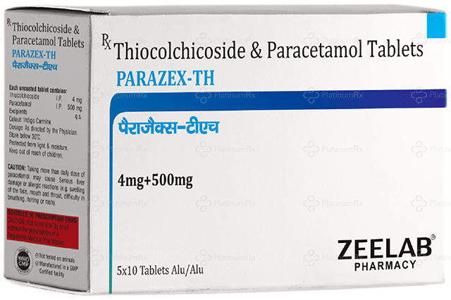 Parazex TH 500/4mg Tablet 10s