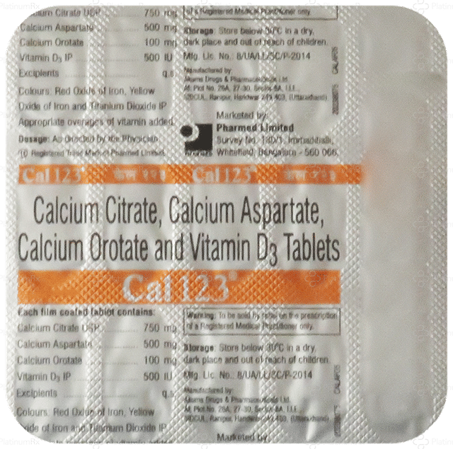 Cal 123 Tablet 15s