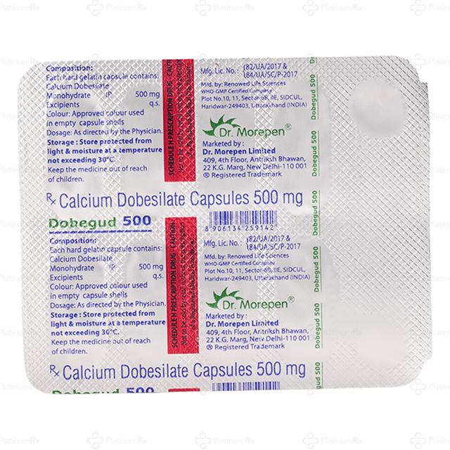 Dobegud 500mg Capsule 10s