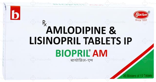 Biopril AM 5/5mg Tablet 10s