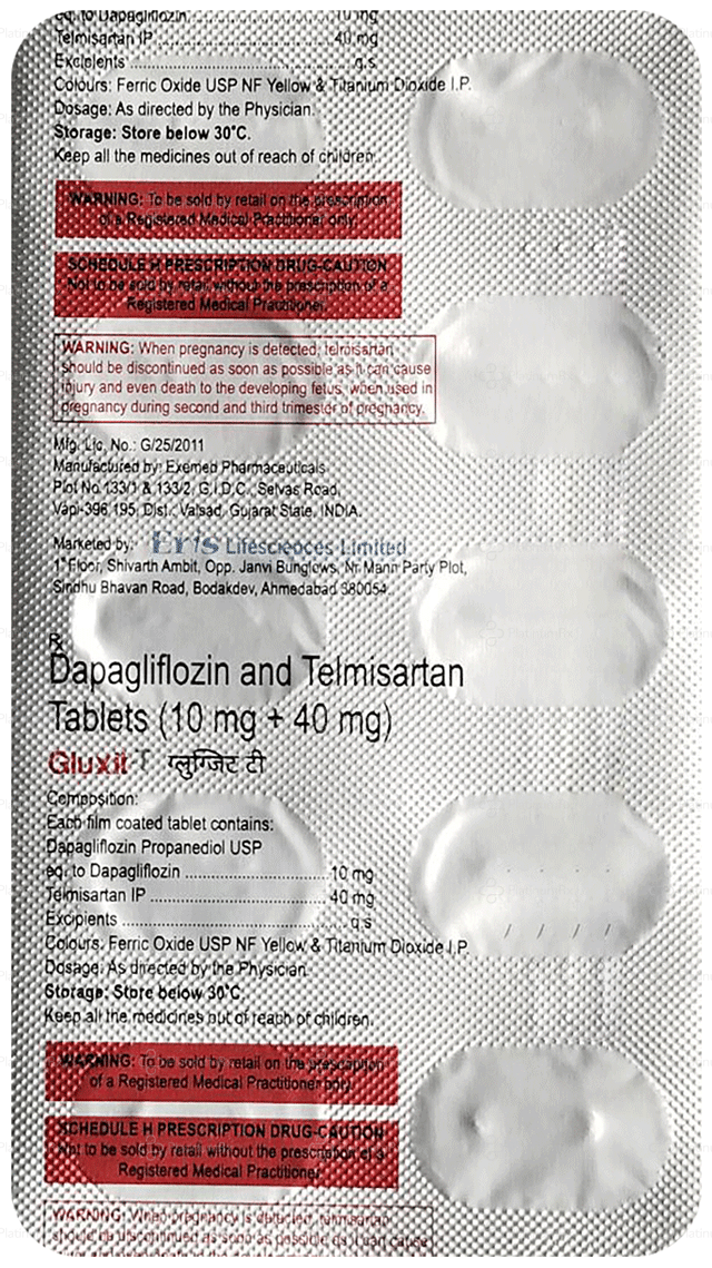 Gluxit T 10/40mg Tablet 10s