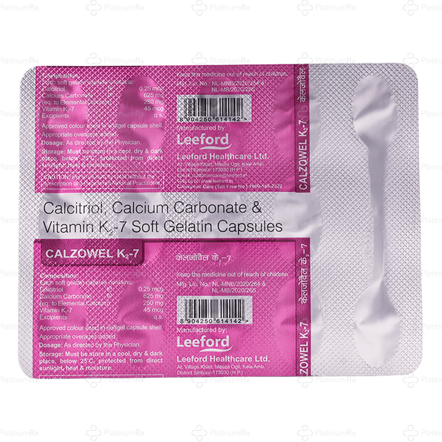 Calzowel K27 Capsule 15s