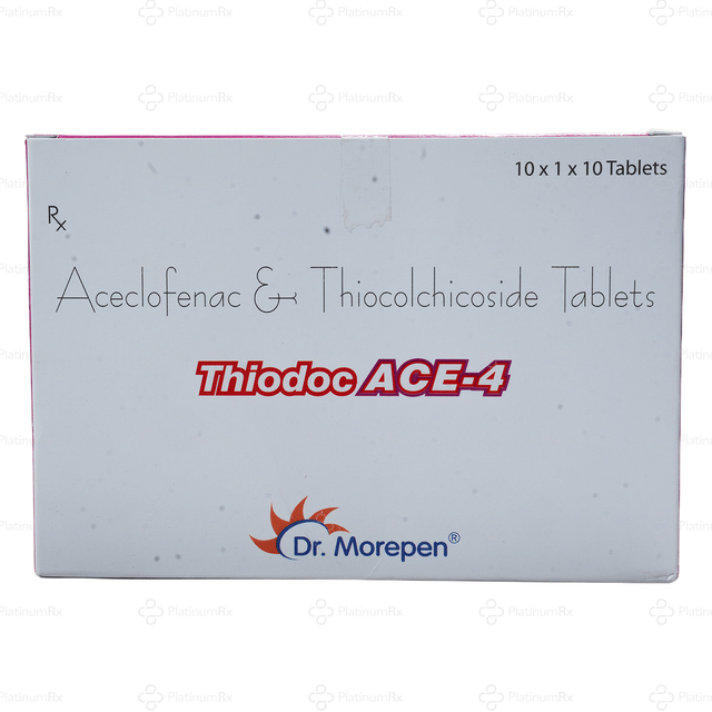 Thiodoc Ace 100/4mg Tablet 10s