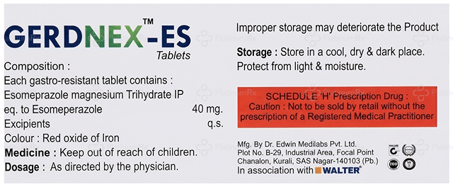 Gerdnex ES 40mg Tablet 10s