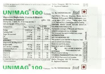 Unimag Tablet 10s
