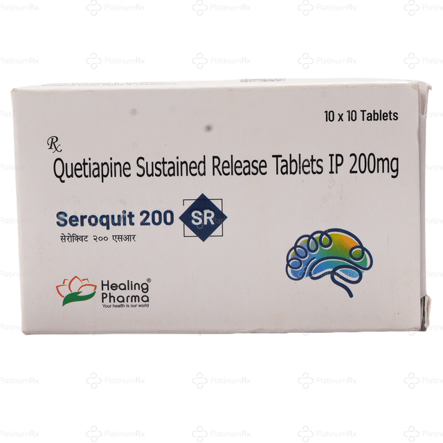 Seroquit 200mg Tablet SR 10s
