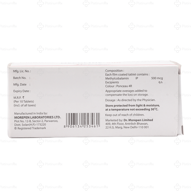 Mecofine 500mcg Tablet 10s