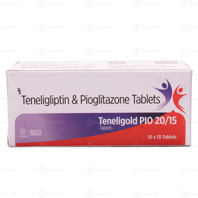 Teneligold Pio 20/15mg Tablet 10s