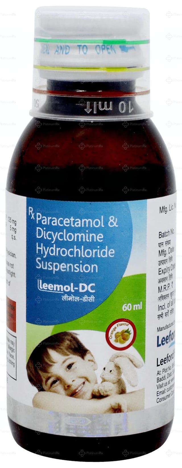 Leemol DC 5/125mg Syrup 60ml