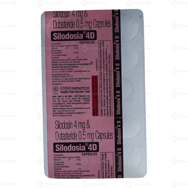 Silodosia 4D 0.5/4mg Capsule 10s