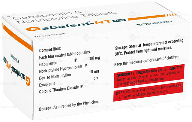 Gabalent NT 100/10mg Tablet 15s