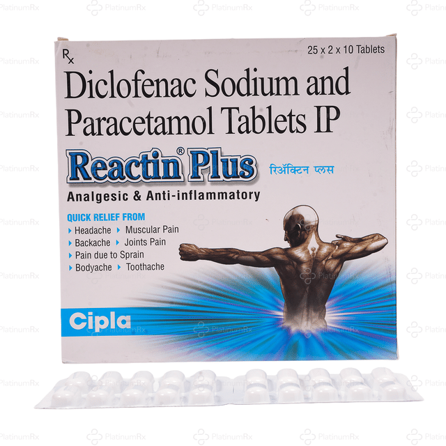 Reactin Plus 50/325mg Tablet 10s (W)