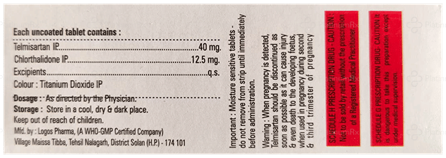 Telmikeen CH 12.5/40mg Tablet 15s