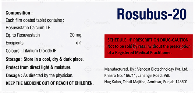 Rosubus 20mg Tablet 10s