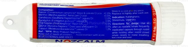 Nozcalm Inhaler 1s