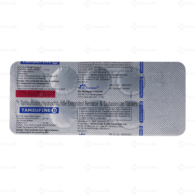 Tamsufine D ER 0.5/0.4mg Tablet 10s