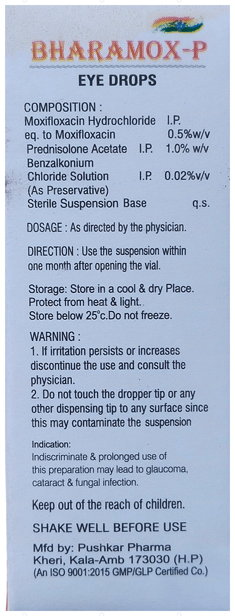 Bharamox P Ophthalmic Suspension 5ml