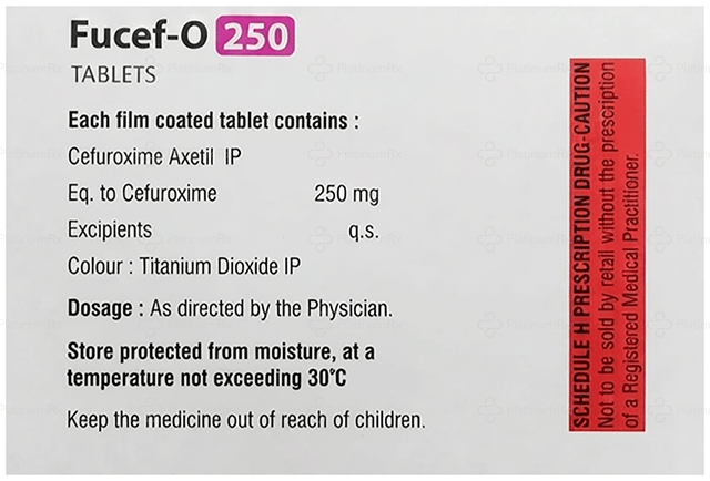 Fucef O 250mg Tablet 10s