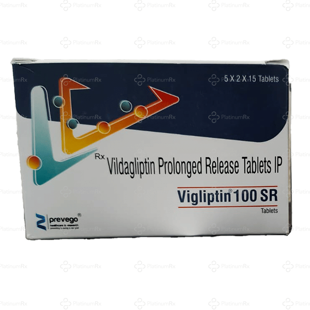 Vigliptin 100mg Tablet SR 15s