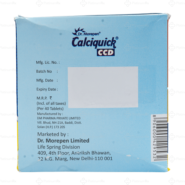 Calciquick CCD Tablet 40s