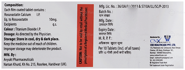LipStable 10mg Tablet 10s