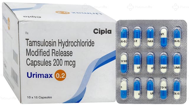 Urimax 0.2mg Capsule MR 15s