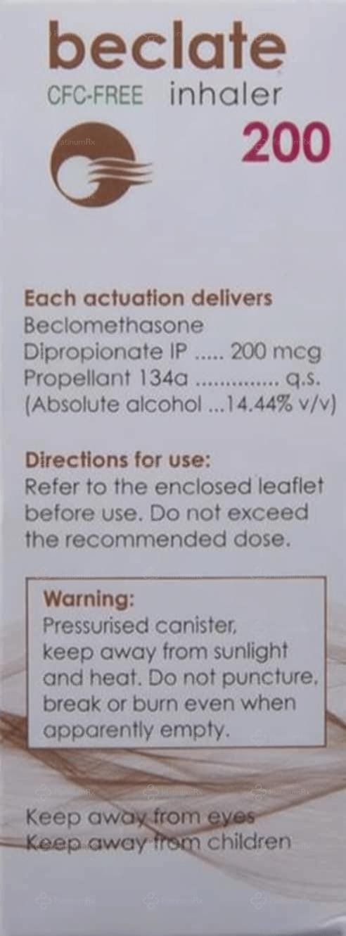 Beclate 200mcg Inhaler 200MDI