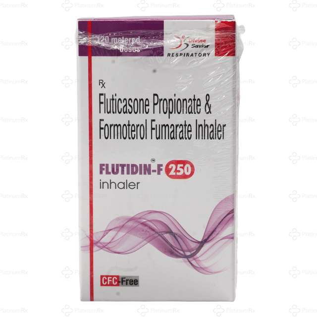 Flutidin F 6mcg/250mcg Inhaler