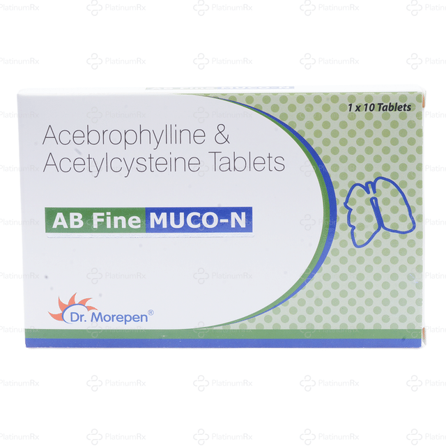 AB Fine Muco N 100/600mg Tablet 10s