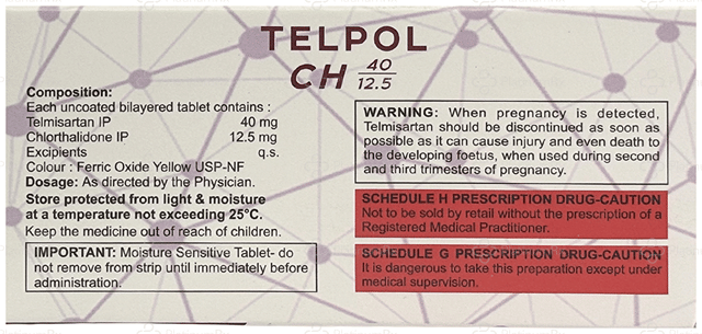 Telpol CH 12.5/40mg Tablet 15s