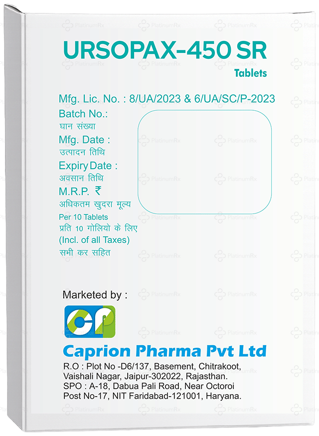 Ursopax SR 450mg Tablet ER 10s