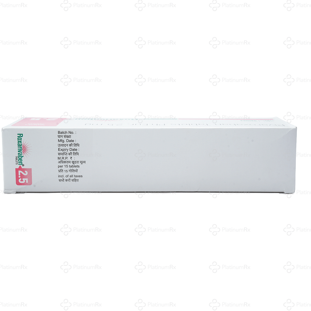 Roxarivaben 2.5mg Tablet 15s