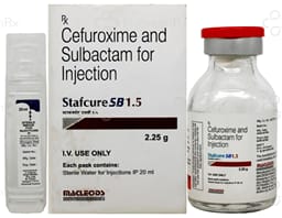 Stafcure SB 1500/750mg Injection 1s
