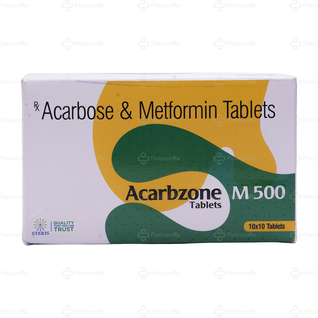 Acarbzone M 50/500mg Tablet 10s