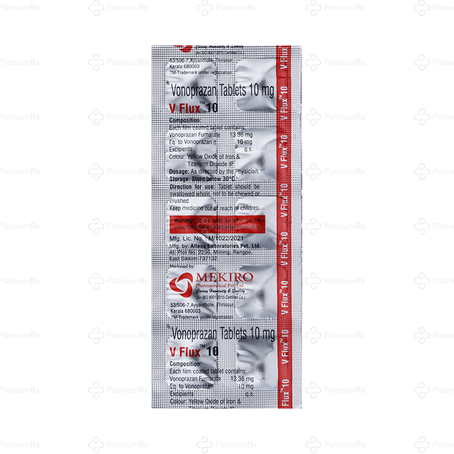 V Flux 10mg Tablet 10s