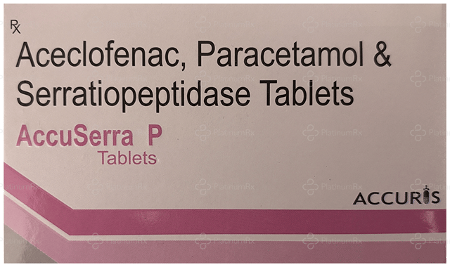 AccuSerra P 100/325/15mg Tablet 10s