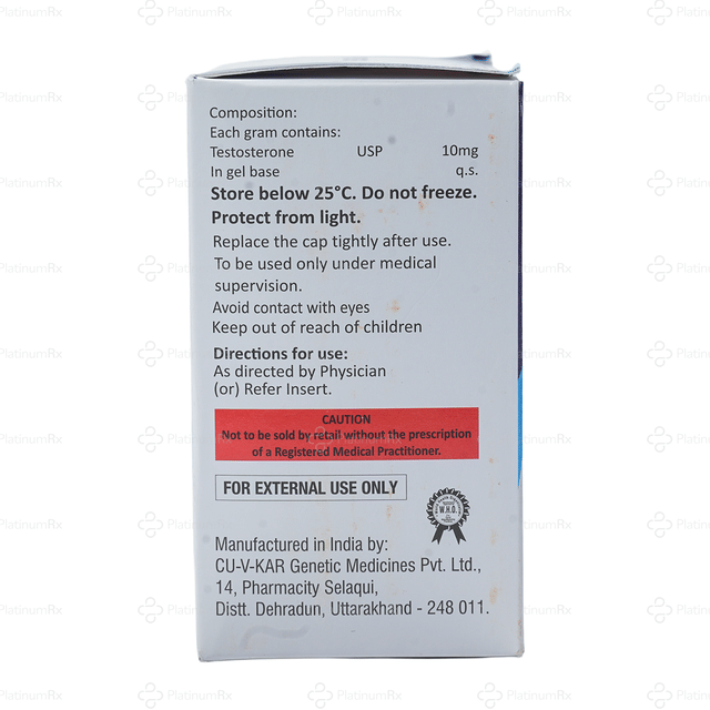 Testoheal 1% Gel 5gm