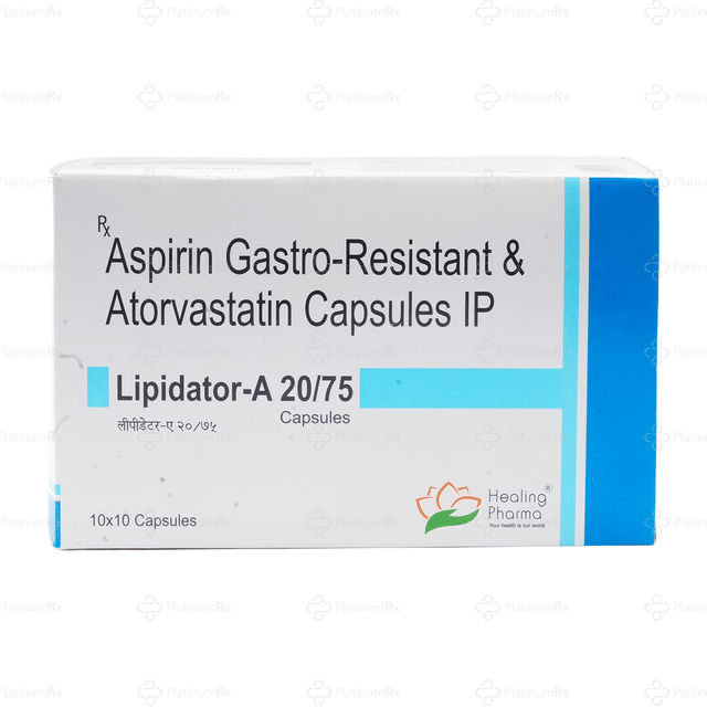 Lipidator A 20/75mg Capsule 10s