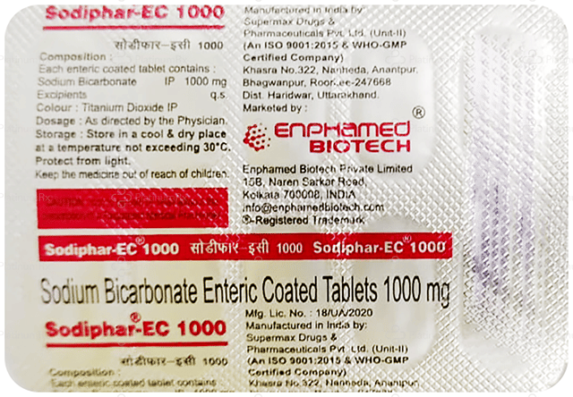 Sodiphar EC 1000mg Tablet 10s