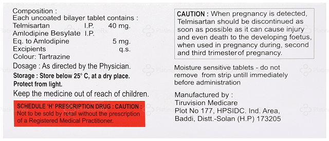Visisart AM 5/40mg Tablet 10s