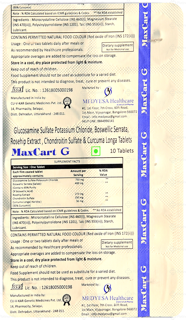 Maxcart G Tablet 10s