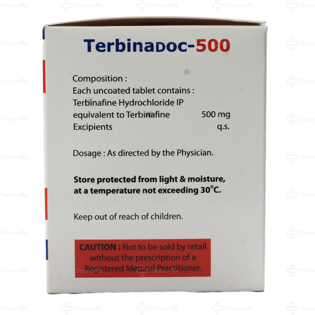 Terbinadoc 500mg Tablet 7s