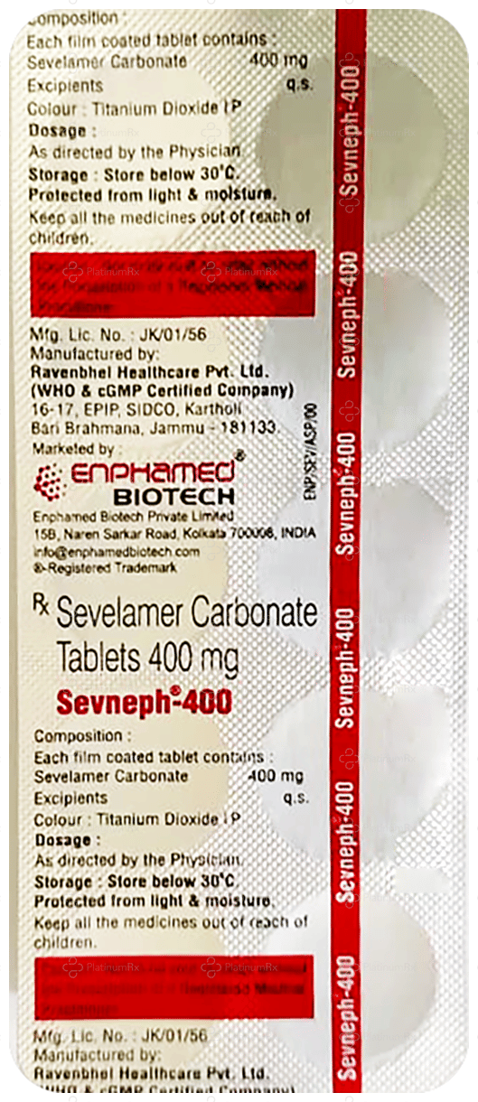 Sevneph 400mg Tablet 10s