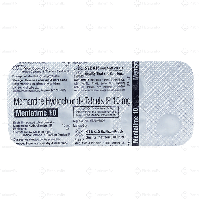 Mentatime 10mg Tablet 10s
