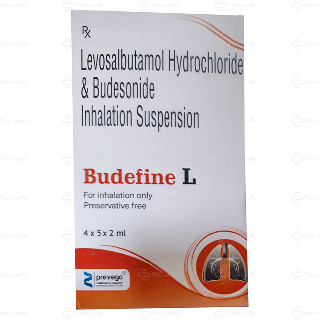 Budefine L 0.5/1.25mg Respules 2X2ml